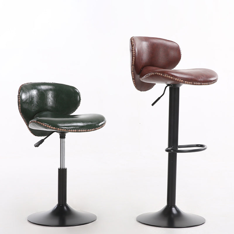 Modern Liftable Bar-stool PU Leather Counter Bar Stool with Metal Legs for Bristol Clearhalo 'Bar Furniture' 'Bar Stools' 'bar_stools' 'furn' 'furn_bar_stools' 'Furniture' 'furniture_bar_stools' 'Kitchen & Dining Furniture' 4839278