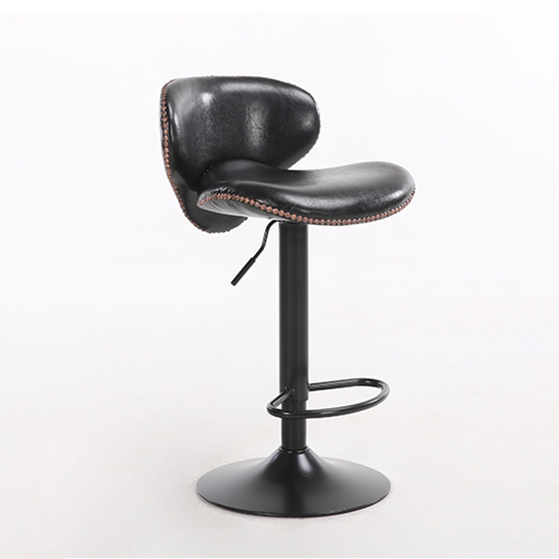 Modern Liftable Bar-stool PU Leather Counter Bar Stool with Metal Legs for Bristol Clearhalo 'Bar Furniture' 'Bar Stools' 'bar_stools' 'furn' 'furn_bar_stools' 'Furniture' 'furniture_bar_stools' 'Kitchen & Dining Furniture' 4839294