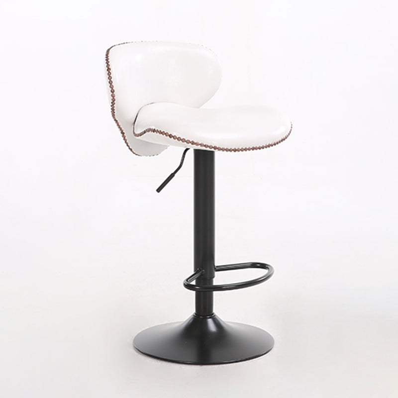 Modern Liftable Bar-stool PU Leather Counter Bar Stool with Metal Legs for Bristol Clearhalo 'Bar Furniture' 'Bar Stools' 'bar_stools' 'furn' 'furn_bar_stools' 'Furniture' 'furniture_bar_stools' 'Kitchen & Dining Furniture' 4839299