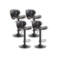 Modern Liftable Bar-stool PU Leather Counter Bar Stool with Metal Legs for Bristol Black 4 Piece Set Bar Stool(31"H) Clearhalo 'Bar Furniture' 'Bar Stools' 'bar_stools' 'furn' 'furn_bar_stools' 'Furniture' 'furniture_bar_stools' 'Kitchen & Dining Furniture' 4839307
