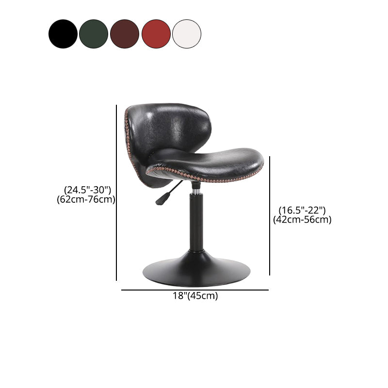 Modern Liftable Bar-stool PU Leather Counter Bar Stool with Metal Legs for Bristol Clearhalo 'Bar Furniture' 'Bar Stools' 'bar_stools' 'furn' 'furn_bar_stools' 'Furniture' 'furniture_bar_stools' 'Kitchen & Dining Furniture' 4839318