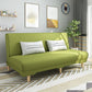 Modern Cotton Blend Armless Sofa Tight Back Couch with Pillow Included Green Clearhalo 'furn' 'furn_sofas' 'Furniture' 'furniture_sofas' 'kitchen' 'kitchen_sofas' 'Living Room Furniture' 'Sofa' 'sofas' 4839326
