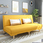 Modern Cotton Blend Armless Sofa Tight Back Couch with Pillow Included Yellow Clearhalo 'furn' 'furn_sofas' 'Furniture' 'furniture_sofas' 'kitchen' 'kitchen_sofas' 'Living Room Furniture' 'Sofa' 'sofas' 4839330
