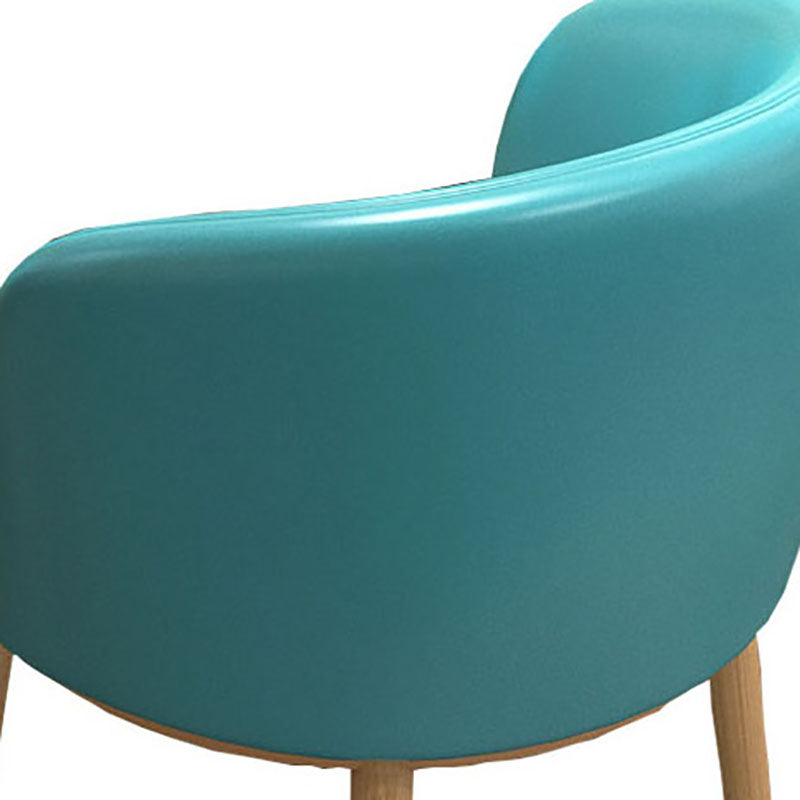 Modern Style Natural Iron Arm Chair Upholstered Side Chair for Dining Room Clearhalo 'Dining Chairs' 'Dining Tables & Seating' 'dining_chair' 'furn' 'furn_dining_chair' 'Furniture' 'furniture_dining_chair' 'Kitchen & Dining Furniture' 4839586