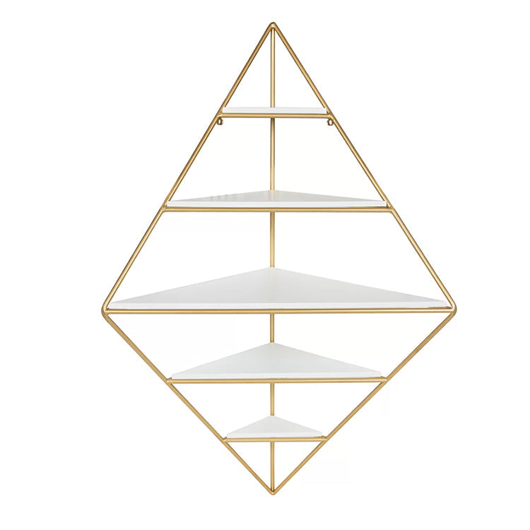 Iron Frame Wall Mounted Bookshelf Industrial Vertical Manufactured Wood Shelf Bookshelf Clearhalo 'Bookcases' 'furn' 'furn_bookcases' 'Furniture' 'furniture_bookcases' 'kitchen' 'kitchen_bookcases' 'Living Room Furniture' 'Office Furniture' 4844251