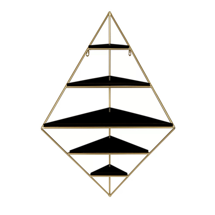 Iron Frame Wall Mounted Bookshelf Industrial Vertical Manufactured Wood Shelf Bookshelf Clearhalo 'Bookcases' 'furn' 'furn_bookcases' 'Furniture' 'furniture_bookcases' 'kitchen' 'kitchen_bookcases' 'Living Room Furniture' 'Office Furniture' 4844252