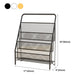 Metal Iron Contemporary Ladder Bookshelf Closed Back Vertical Bookshelf Clearhalo 'Bookcases' 'furn' 'furn_bookcases' 'Furniture' 'furniture_bookcases' 'kitchen' 'kitchen_bookcases' 'Living Room Furniture' 'Office Furniture' 4844272