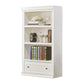 Scandinavian Style Bookcase with Drawers White Shelf Bookcase for Home and Office Clearhalo 'Bookcases' 'furn' 'furn_bookcases' 'Furniture' 'furniture_bookcases' 'kitchen' 'kitchen_bookcases' 'Living Room Furniture' 'Office Furniture' 4844284