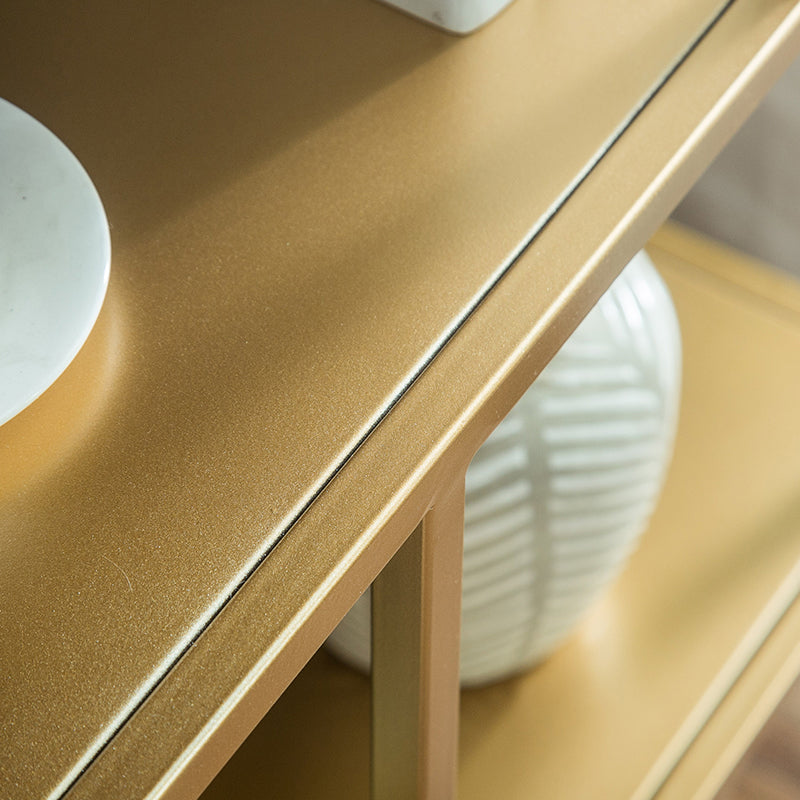 Open Back Bookcase Glam Style Bookshelf for Home Office and Study Room Clearhalo 'Bookcases' 'furn' 'furn_bookcases' 'Furniture' 'furniture_bookcases' 'kitchen' 'kitchen_bookcases' 'Living Room Furniture' 'Office Furniture' 4844298