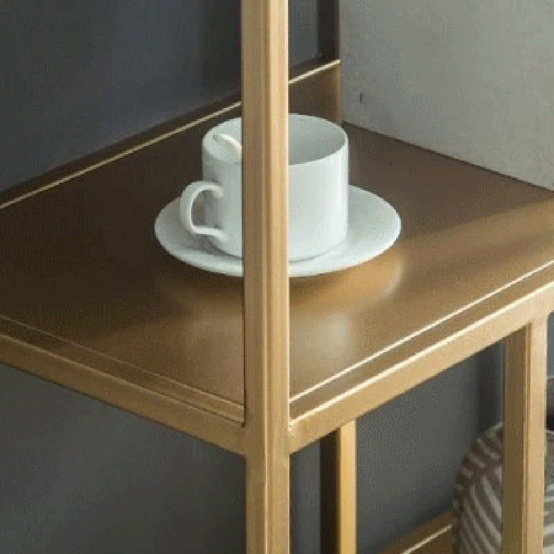 Open Back Bookcase Glam Style Bookshelf for Home Office and Study Room Clearhalo 'Bookcases' 'furn' 'furn_bookcases' 'Furniture' 'furniture_bookcases' 'kitchen' 'kitchen_bookcases' 'Living Room Furniture' 'Office Furniture' 4844301