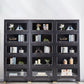 Glam Style Standard Bookshelf Solid Wood Shelf Bookcase with Doors Clearhalo 'Bookcases' 'furn' 'furn_bookcases' 'Furniture' 'furniture_bookcases' 'kitchen' 'kitchen_bookcases' 'Living Room Furniture' 'Office Furniture' 4844319