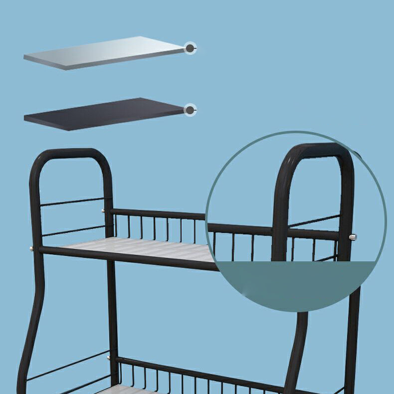 Industrial Style Steel Bookshelf Open Shelf Bookcase with Caster Wheels Clearhalo 'Bookcases' 'furn' 'furn_bookcases' 'Furniture' 'furniture_bookcases' 'kitchen' 'kitchen_bookcases' 'Living Room Furniture' 'Office Furniture' 4844336