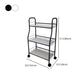 Industrial Style Steel Bookshelf Open Shelf Bookcase with Caster Wheels Clearhalo 'Bookcases' 'furn' 'furn_bookcases' 'Furniture' 'furniture_bookcases' 'kitchen' 'kitchen_bookcases' 'Living Room Furniture' 'Office Furniture' 4844344