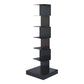 Invisible Bookshelf Open Back Contemporary Style Bookcase for Home and Office 13.8"L x 13.8"W x 42.9"H Black Clearhalo 'Bookcases' 'furn' 'furn_bookcases' 'Furniture' 'furniture_bookcases' 'kitchen' 'kitchen_bookcases' 'Living Room Furniture' 'Office Furniture' 4844348