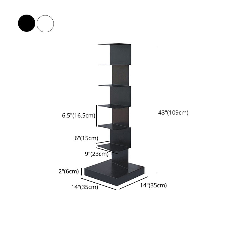 Invisible Bookshelf Open Back Contemporary Style Bookcase for Home and Office Clearhalo 'Bookcases' 'furn' 'furn_bookcases' 'Furniture' 'furniture_bookcases' 'kitchen' 'kitchen_bookcases' 'Living Room Furniture' 'Office Furniture' 4844372