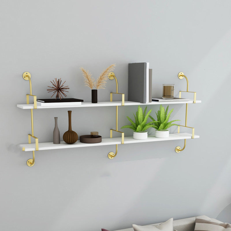 7.87"W Bookshelf Glam Style Wall Mounted Bookcase for Home Office Study Room Clearhalo 'Bookcases' 'Furniture' 'furniture_bookcases' 'kitchen' 'kitchen_bookcases' 'Living Room Furniture' 'Office Furniture' 4844437