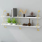 7.87"W Bookshelf Glam Style Wall Mounted Bookcase for Home Office Study Room Clearhalo 'Bookcases' 'Furniture' 'furniture_bookcases' 'kitchen' 'kitchen_bookcases' 'Living Room Furniture' 'Office Furniture' 4844438
