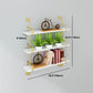 7.87"W Bookshelf Glam Style Wall Mounted Bookcase for Home Office Study Room Clearhalo 'Bookcases' 'Furniture' 'furniture_bookcases' 'kitchen' 'kitchen_bookcases' 'Living Room Furniture' 'Office Furniture' 4844448