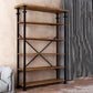 13.78"W Bookcase Industrial Style Open Back Bookcase for Study Room Home Office Clearhalo 'Bookcases' 'furn' 'furn_bookcases' 'Furniture' 'furniture_bookcases' 'kitchen' 'kitchen_bookcases' 'Living Room Furniture' 'Office Furniture' 4844453