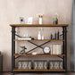 13.78"W Bookcase Industrial Style Open Back Bookcase for Study Room Home Office Clearhalo 'Bookcases' 'furn' 'furn_bookcases' 'Furniture' 'furniture_bookcases' 'kitchen' 'kitchen_bookcases' 'Living Room Furniture' 'Office Furniture' 4844458