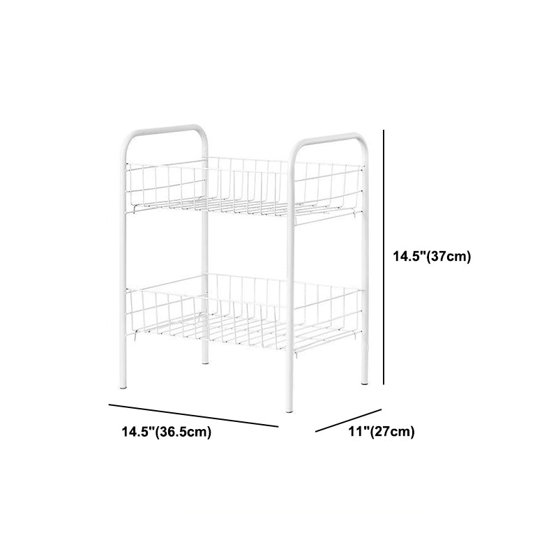 Industrial Iron Etagere Bookshelf Open Vertical Bookshelf with Caster Wheels Clearhalo 'Bookcases' 'furn' 'furn_bookcases' 'Furniture' 'furniture_bookcases' 'kitchen' 'kitchen_bookcases' 'Living Room Furniture' 'Office Furniture' 4844511