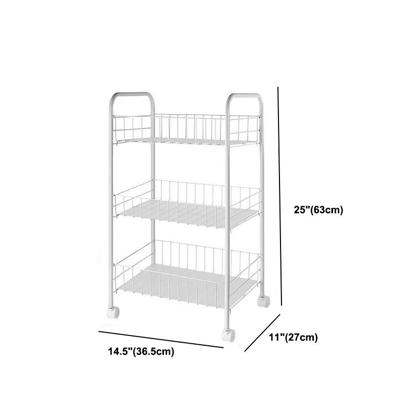 Industrial Iron Etagere Bookshelf Open Vertical Bookshelf with Caster Wheels Clearhalo 'Bookcases' 'furn' 'furn_bookcases' 'Furniture' 'furniture_bookcases' 'kitchen' 'kitchen_bookcases' 'Living Room Furniture' 'Office Furniture' 4844514
