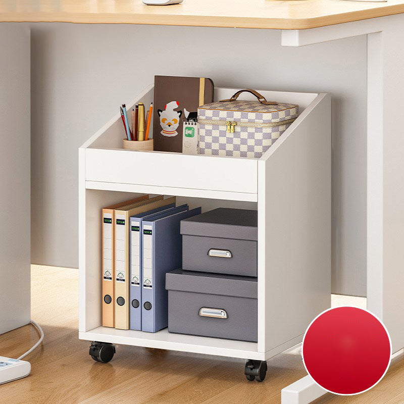 Open Back Bookcase Scandinavian Style Bookshelf for Home Office Study Room 15.7"L x 11.8"W x 21.3"H White Clearhalo 'Bookcases' 'furn' 'furn_bookcases' 'Furniture' 'furniture_bookcases' 'kitchen' 'kitchen_bookcases' 'Living Room Furniture' 'Office Furniture' 4844567