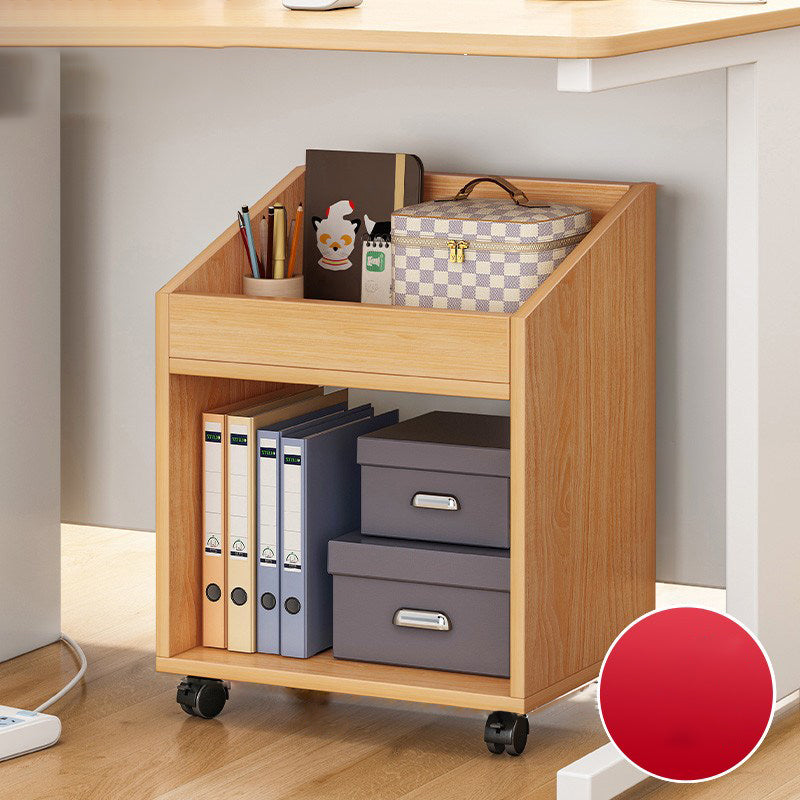 Open Back Bookcase Scandinavian Style Bookshelf for Home Office Study Room 15.7"L x 11.8"W x 21.3"H Natural Clearhalo 'Bookcases' 'furn' 'furn_bookcases' 'Furniture' 'furniture_bookcases' 'kitchen' 'kitchen_bookcases' 'Living Room Furniture' 'Office Furniture' 4844578