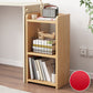 Open Back Bookcase Scandinavian Style Bookshelf for Home Office Study Room 11.8"L x 9.4"W x 25.6"H Natural Clearhalo 'Bookcases' 'furn' 'furn_bookcases' 'Furniture' 'furniture_bookcases' 'kitchen' 'kitchen_bookcases' 'Living Room Furniture' 'Office Furniture' 4844580