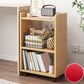 Open Back Bookcase Scandinavian Style Bookshelf for Home Office Study Room 11.8"L x 9.4"W x 26"H Natural Clearhalo 'Bookcases' 'furn' 'furn_bookcases' 'Furniture' 'furniture_bookcases' 'kitchen' 'kitchen_bookcases' 'Living Room Furniture' 'Office Furniture' 4844582