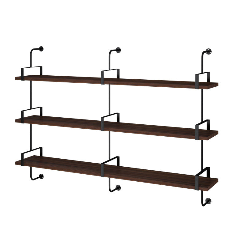 Metal Bookshelf Industrial Style Wall Mounted Bookcase for Home Office Clearhalo 'Bookcases' 'furn' 'furn_bookcases' 'Furniture' 'furniture_bookcases' 'kitchen' 'kitchen_bookcases' 'Living Room Furniture' 'Office Furniture' 4844668