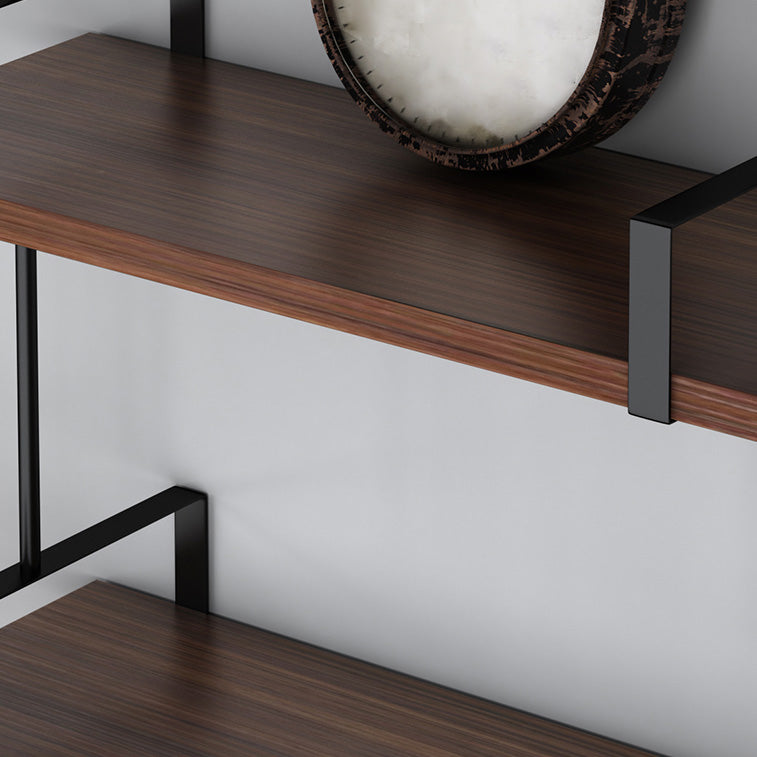 Metal Bookshelf Industrial Style Wall Mounted Bookcase for Home Office Clearhalo 'Bookcases' 'furn' 'furn_bookcases' 'Furniture' 'furniture_bookcases' 'kitchen' 'kitchen_bookcases' 'Living Room Furniture' 'Office Furniture' 4844669