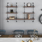 Metal Bookshelf Industrial Style Wall Mounted Bookcase for Home Office Clearhalo 'Bookcases' 'furn' 'furn_bookcases' 'Furniture' 'furniture_bookcases' 'kitchen' 'kitchen_bookcases' 'Living Room Furniture' 'Office Furniture' 4844672