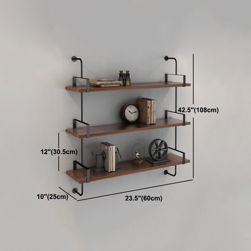 Metal Bookshelf Industrial Style Wall Mounted Bookcase for Home Office Clearhalo 'Bookcases' 'furn' 'furn_bookcases' 'Furniture' 'furniture_bookcases' 'kitchen' 'kitchen_bookcases' 'Living Room Furniture' 'Office Furniture' 4844678