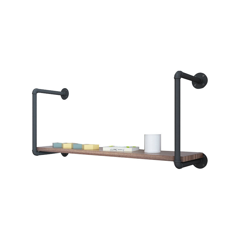 Wall Mounted Bookshelf Industrial Style Solid Wood Bookcase for Home Office 31.5"L x 7.9"W x 11.8"H Clearhalo 'Bookcases' 'furn' 'furn_bookcases' 'Furniture' 'furniture_bookcases' 'kitchen' 'kitchen_bookcases' 'Living Room Furniture' 'Office Furniture' 4844702