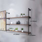 Wall Mounted Bookshelf Industrial Style Solid Wood Bookcase for Home Office Clearhalo 'Bookcases' 'furn' 'furn_bookcases' 'Furniture' 'furniture_bookcases' 'kitchen' 'kitchen_bookcases' 'Living Room Furniture' 'Office Furniture' 4844727