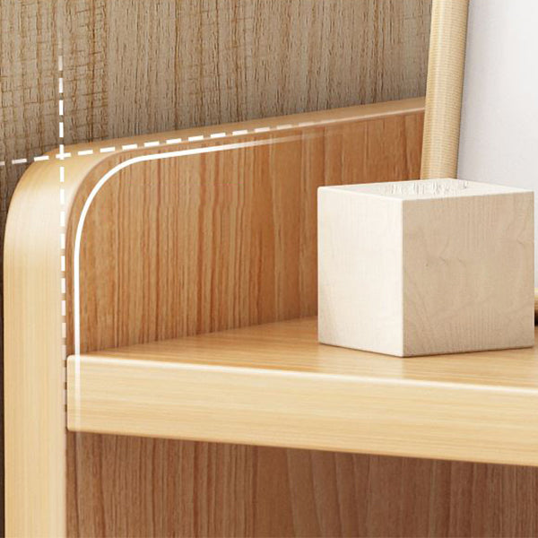 Scandinavian Style Bookshelf Open Back Bookcase for Home Office Study Room Clearhalo 'Bookcases' 'Furniture' 'furniture_bookcases' 'kitchen' 'kitchen_bookcases' 'Living Room Furniture' 'Office Furniture' 4844734