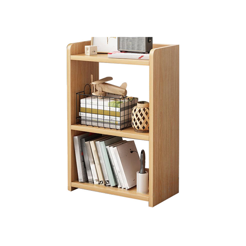 Scandinavian Style Bookshelf Open Back Bookcase for Home Office Study Room Natural 17.7"L x 9.4"W x 25.6"H Clearhalo 'Bookcases' 'Furniture' 'furniture_bookcases' 'kitchen' 'kitchen_bookcases' 'Living Room Furniture' 'Office Furniture' 4844748