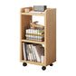 Scandinavian Style Bookshelf Open Back Bookcase for Home Office Study Room Natural 11.8"L x 9.4"W x 26"H Clearhalo 'Bookcases' 'Furniture' 'furniture_bookcases' 'kitchen' 'kitchen_bookcases' 'Living Room Furniture' 'Office Furniture' 4844750