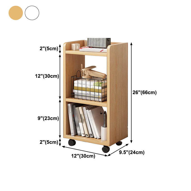 Scandinavian Style Bookshelf Open Back Bookcase for Home Office Study Room Clearhalo 'Bookcases' 'Furniture' 'furniture_bookcases' 'kitchen' 'kitchen_bookcases' 'Living Room Furniture' 'Office Furniture' 4844756