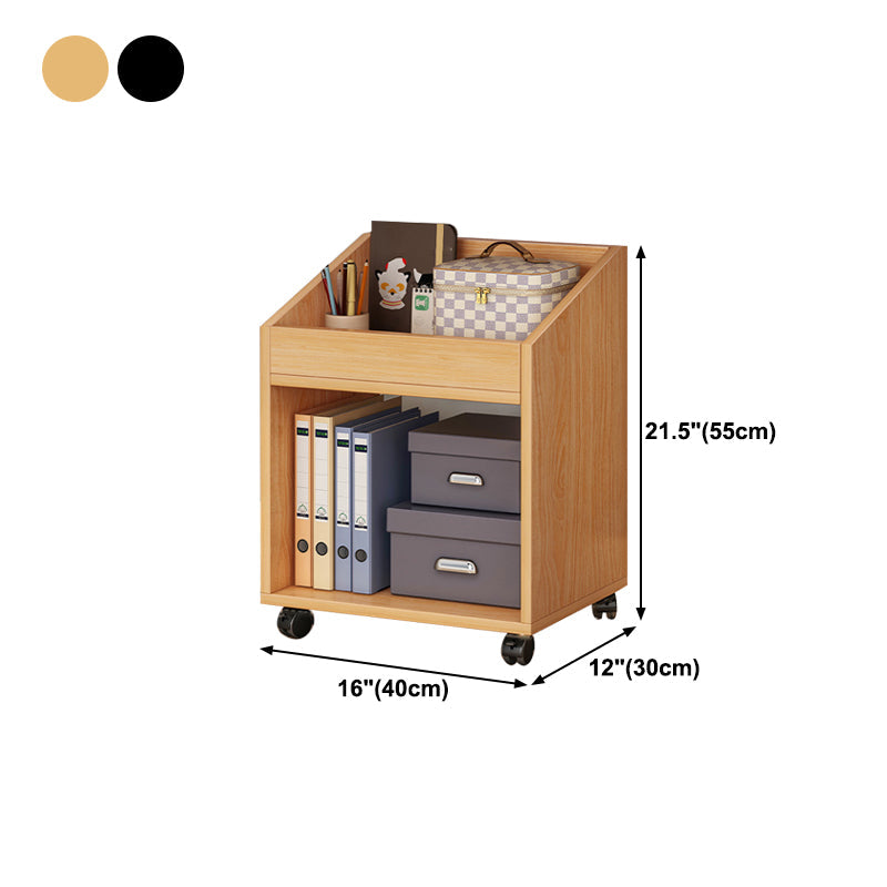 Scandinavian Style Bookshelf Open Back Bookcase for Home Office Study Room Clearhalo 'Bookcases' 'Furniture' 'furniture_bookcases' 'kitchen' 'kitchen_bookcases' 'Living Room Furniture' 'Office Furniture' 4844758