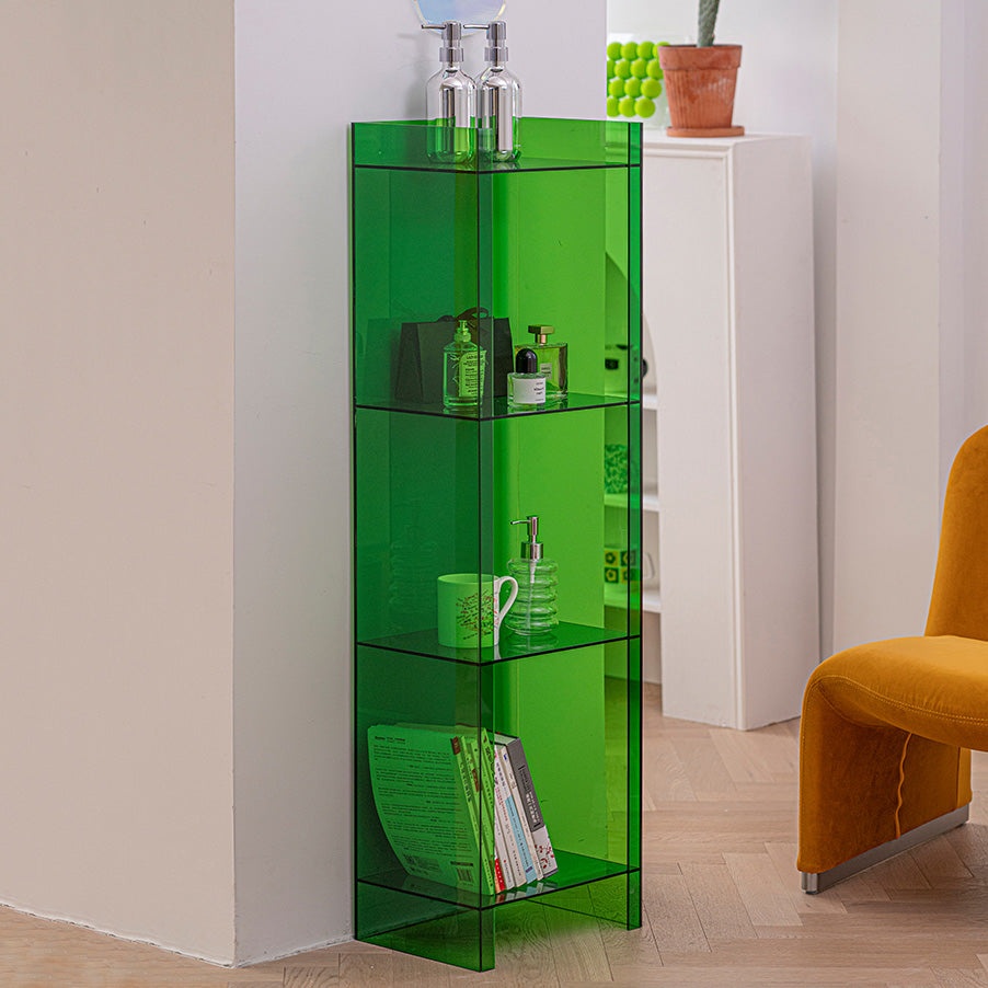 Scandinavian Style Bookshelf 9.84"W Closed Back Bookcase for Home Office Study Room Clearhalo 'Bookcases' 'furn' 'furn_bookcases' 'Furniture' 'furniture_bookcases' 'kitchen' 'kitchen_bookcases' 'Living Room Furniture' 'Office Furniture' 4844833