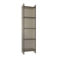 Scandinavian Style Bookshelf 9.84"W Closed Back Bookcase for Home Office Study Room 15.7"L x 9.8"W x 59.8"H Grey Clearhalo 'Bookcases' 'furn' 'furn_bookcases' 'Furniture' 'furniture_bookcases' 'kitchen' 'kitchen_bookcases' 'Living Room Furniture' 'Office Furniture' 4844844