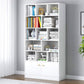 Manufactured Wood Standard Bookshelf Scandinavian Vertical Closed Back Bookshelf Clearhalo 'Bookcases' 'Furniture' 'furniture_bookcases' 'kitchen' 'kitchen_bookcases' 'Living Room Furniture' 'Office Furniture' 4844854