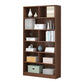 Manufactured Wood Standard Bookshelf Scandinavian Vertical Closed Back Bookshelf Brown 23.6"L x 9.4"W x 70.9"H Bookcases Clearhalo 'Bookcases' 'Furniture' 'furniture_bookcases' 'kitchen' 'kitchen_bookcases' 'Living Room Furniture' 'Office Furniture' 4844859