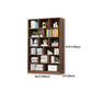 Manufactured Wood Standard Bookshelf Scandinavian Vertical Closed Back Bookshelf Clearhalo 'Bookcases' 'Furniture' 'furniture_bookcases' 'kitchen' 'kitchen_bookcases' 'Living Room Furniture' 'Office Furniture' 4844875