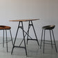Modern Style Bar-stool PU Leather Counter Bar Stool with Metal Legs for Kitchen Clearhalo 'Bar Furniture' 'Bar Stools' 'bar_stools' 'furn' 'furn_bar_stools' 'Furniture' 'furniture_bar_stools' 'Kitchen & Dining Furniture' 4850203