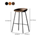 Modern Style Bar-stool PU Leather Counter Bar Stool with Metal Legs for Kitchen Clearhalo 'Bar Furniture' 'Bar Stools' 'bar_stools' 'furn' 'furn_bar_stools' 'Furniture' 'furniture_bar_stools' 'Kitchen & Dining Furniture' 4850238