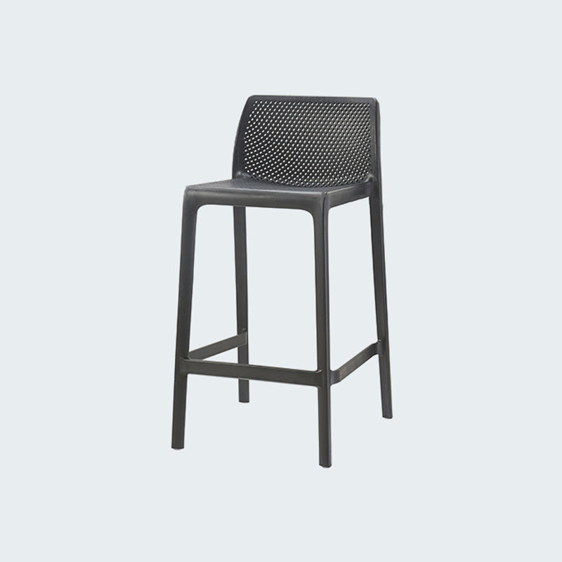 Modern Style Bar-stool Plastic Counter Bar Stool for Kitchen Bar with Plastic Legs Clearhalo 'Bar Furniture' 'Bar Stools' 'bar_stools' 'furn' 'furn_bar_stools' 'Furniture' 'furniture_bar_stools' 'Kitchen & Dining Furniture' 4850288