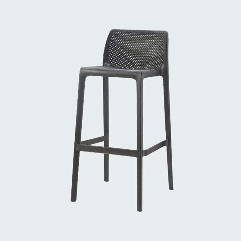 Modern Style Bar-stool Plastic Counter Bar Stool for Kitchen Bar with Plastic Legs Clearhalo 'Bar Furniture' 'Bar Stools' 'bar_stools' 'furn' 'furn_bar_stools' 'Furniture' 'furniture_bar_stools' 'Kitchen & Dining Furniture' 4850296